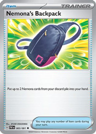 Nemona's Backpack - 83/null [SV: Paldean Fates]