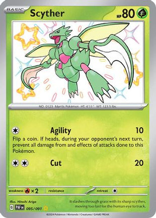 Scyther - 95/null [SV: Paldean Fates] Holofoil