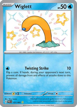 Wiglett - 121/091 [SV: Paldean Fates] Holofoil