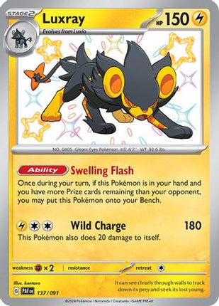 Luxray - 137/null [SV: Paldean Fates] Holofoil