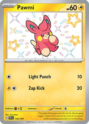 Pawmi - 142/091 [SV: Paldean Fates] Holofoil