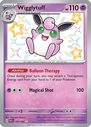 Wigglytuff - 147/null [SV: Paldean Fates] Holofoil