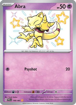 Abra - 148/null [SV: Paldean Fates] Holofoil