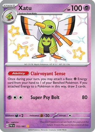 Xatu - 152/091 [SV: Paldean Fates] Holofoil