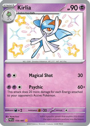 Kirlia - 154/091 [SV: Paldean Fates] Holofoil