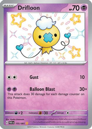 Drifloon - 155/null [SV: Paldean Fates] Holofoil