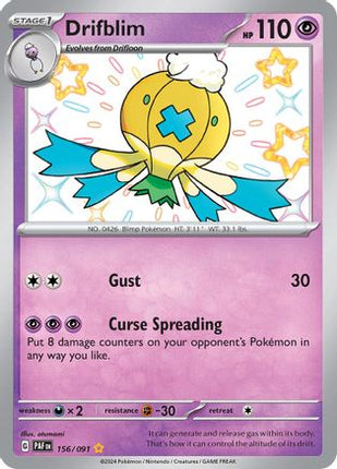 Drifblim - 156/null [SV: Paldean Fates] Holofoil