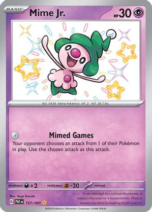 Mime Jr. - 157/091 [SV: Paldean Fates] Holofoil