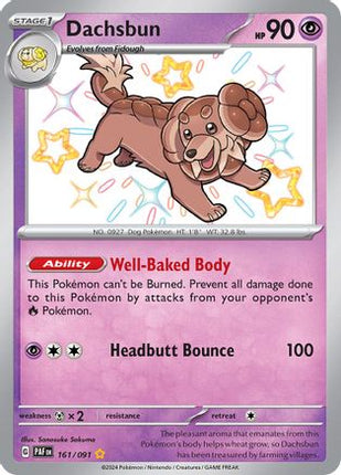 Dachsbun - 161/091 [SV: Paldean Fates] Holofoil