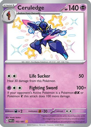 Ceruledge - 162/091 [SV: Paldean Fates] Holofoil