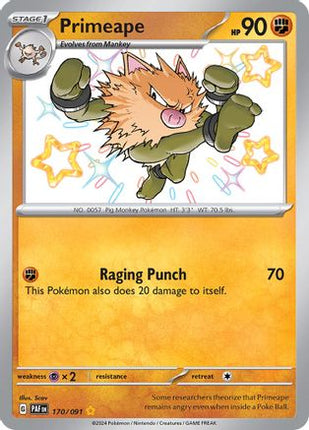 Primeape - 170/091 [SV: Paldean Fates] Holofoil