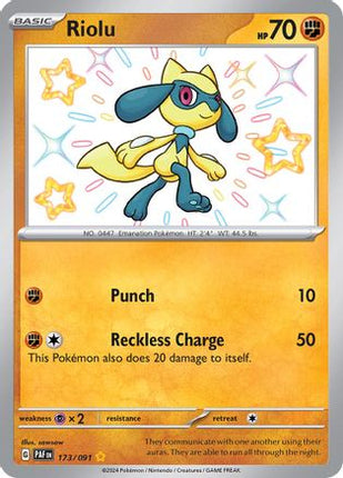Riolu - 173/null [SV: Paldean Fates] Holofoil