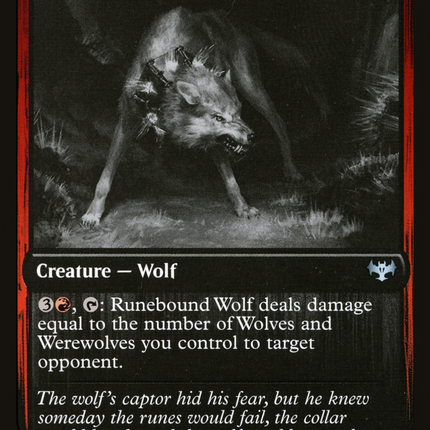 Runebound Wolf [Innistrad: Double Feature]