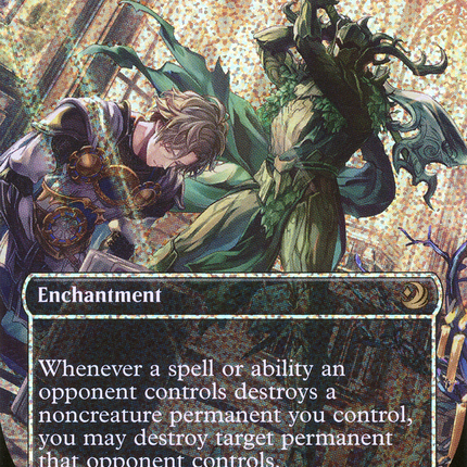 Karmic Justice (Borderless) [Wilds of Eldraine: Enchanting Tales] Confetti Foil