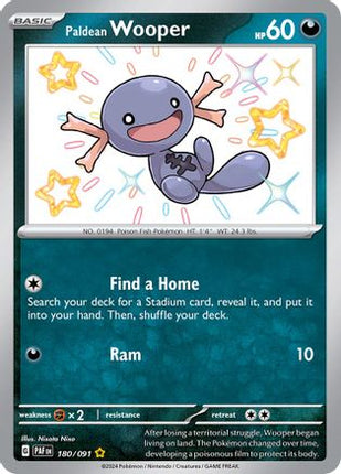 Paldean Wooper - 180/091 [SV: Paldean Fates] Holofoil