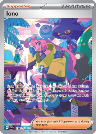 Iono - 237/091 [SV: Paldean Fates] Holofoil