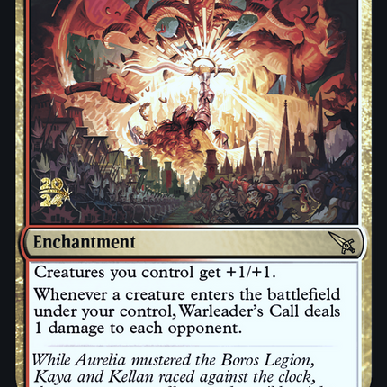 Warleader's Call [Murders at Karlov Manor Promos] Prerelease Foil