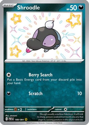 Shroodle - 189/091 [SV: Paldean Fates] Holofoil