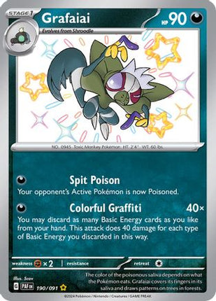 Grafaiai - 190/null [SV: Paldean Fates] Holofoil