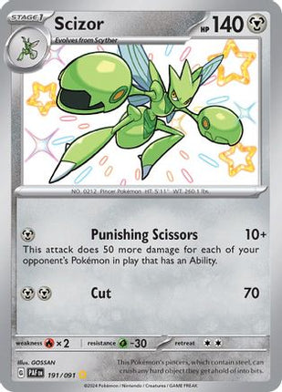 Scizor - 191/null [SV: Paldean Fates] Holofoil