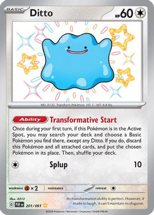 Ditto - 201/null [SV: Paldean Fates] Holofoil