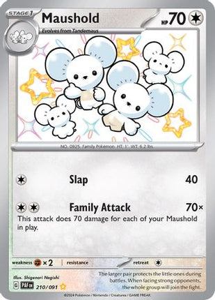 Maushold - 210/091 [SV: Paldean Fates] Holofoil