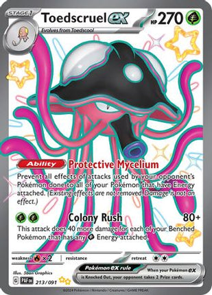 Toedscruel ex - 213/091 [SV: Paldean Fates] Holofoil