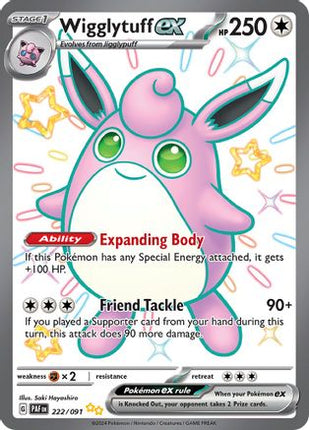 Wigglytuff ex - 222/null [SV: Paldean Fates] Holofoil