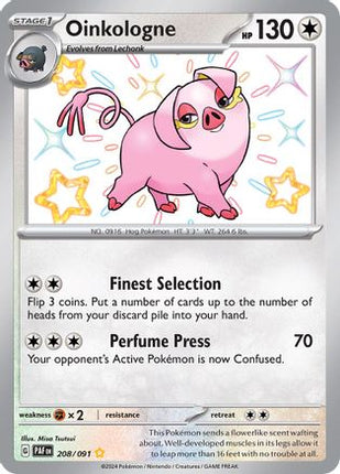 Oinkologne - 208/091 [SV: Paldean Fates] Holofoil