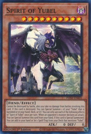 Spirit of Yubel (Super Rare) [PHNI-EN001] 1st Edition