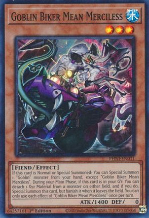 Goblin Biker Mean Merciless (Super Rare) [PHNI-EN011] 1st Edition