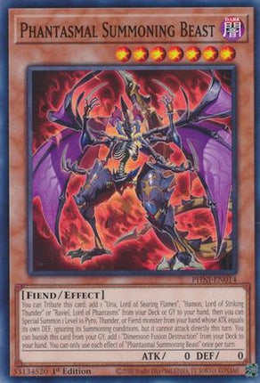 Phantasmal Summoning Beast (Common / Short Print) [PHNI-EN014] 1st Edition