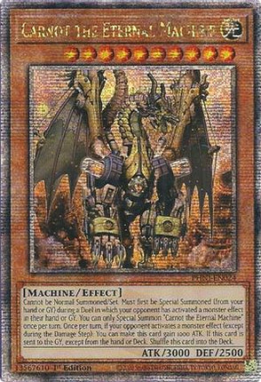 Carnot the Eternal Machine (Quarter Century Secret Rare)  [PHNI-EN024] 1st Edition