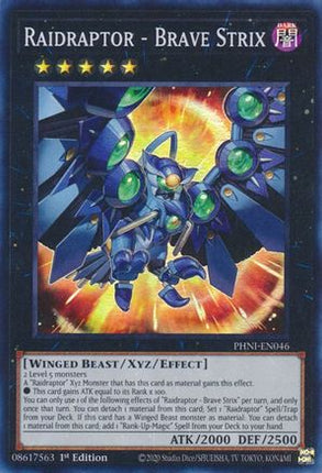 Raidraptor - Brave Strix (Super Rare) [PHNI-EN046] 1st Edition