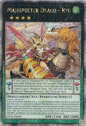 Majespecter Draco - Ryu (Quarter Century Secret Rare)  [PHNI-EN049] 1st Edition