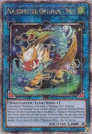 Majespecter Orthrus - Nue (Quarter Century Secret Rare)  [PHNI-EN051] 1st Edition