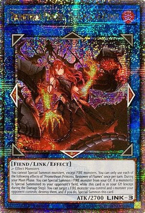 Promethean Princess, Bestower of Flames [PHNI-EN052] Quarter Century Secret Rare