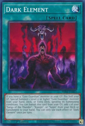 Dark Element (Common / Short Print) [PHNI-EN063] 1st Edition