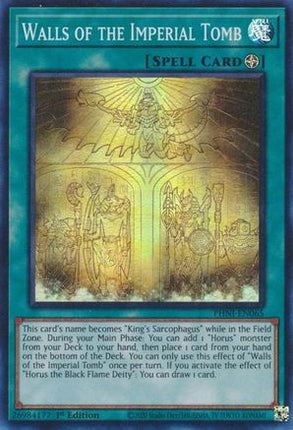 Walls of the Imperial Tomb (Super Rare) [PHNI-EN065] 1st Edition