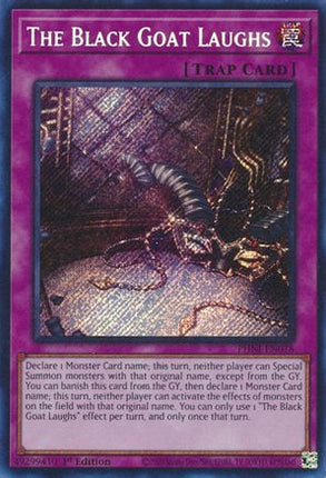 The Black Goat Laughs (Secret Rare) [PHNI-EN078] 1st Edition