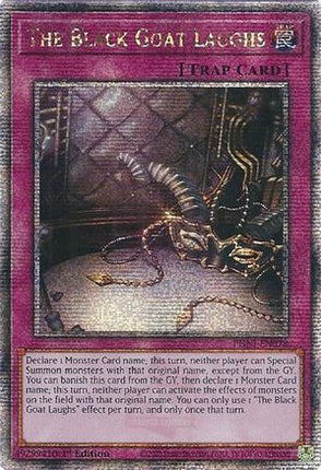 The Black Goat Laughs (Quarter Century Secret Rare)  [PHNI-EN078] 1st Edition