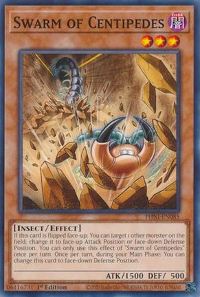 Swarm of Centipedes (Common / Short Print) [PHNI-EN085] 1st Edition