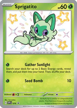 Sprigatito - 076 - 76/null [SV: Scarlet & Violet Promo Cards] Holofoil
