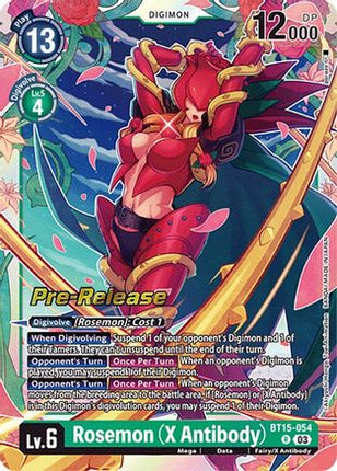 Rosemon [BT15-054] (X Antibody) [Exceed Apocalypse Pre-Release Cards]