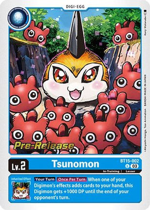 Tsunomon [BT15-002] [Exceed Apocalypse Pre-Release Cards]