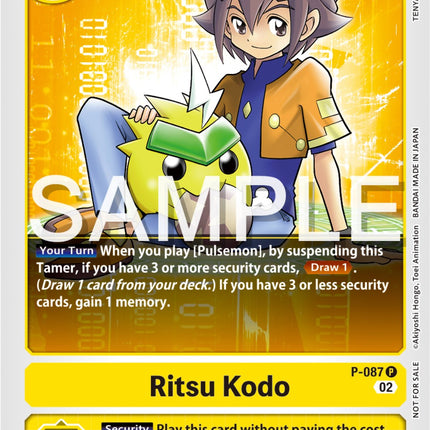 Ritsu Kodo [P-087] (Exceed Apocalypse Pre-Release) [Promotional Cards]