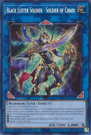 Black Luster Soldier - Soldier of Chaos (Secret Rare) [BLC1-EN002] Limited