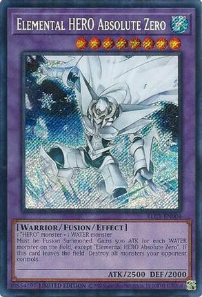 Elemental HERO Absolute Zero (Secret Rare) [BLC1-EN004] Limited