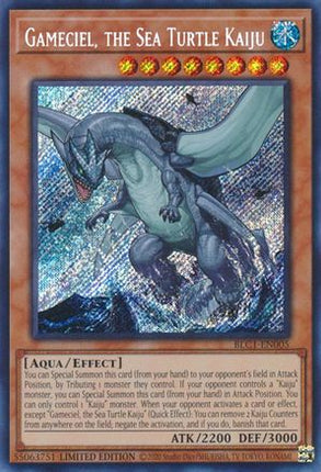 Gameciel, the Sea Turtle Kaiju (Secret Rare) [BLC1-EN005] Limited