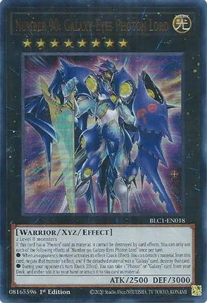 Number 90: Galaxy-Eyes Photon Lord (Ultra Rare) [BLC1-EN018] 1st Edition